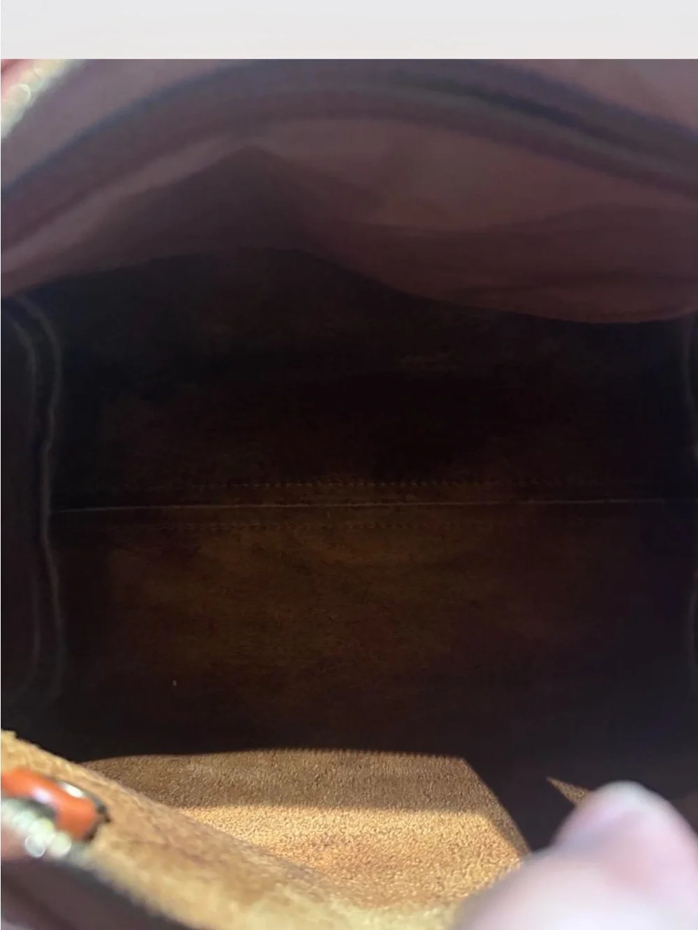 Louis Vuitton Brown Epi Leather Alma Handbag